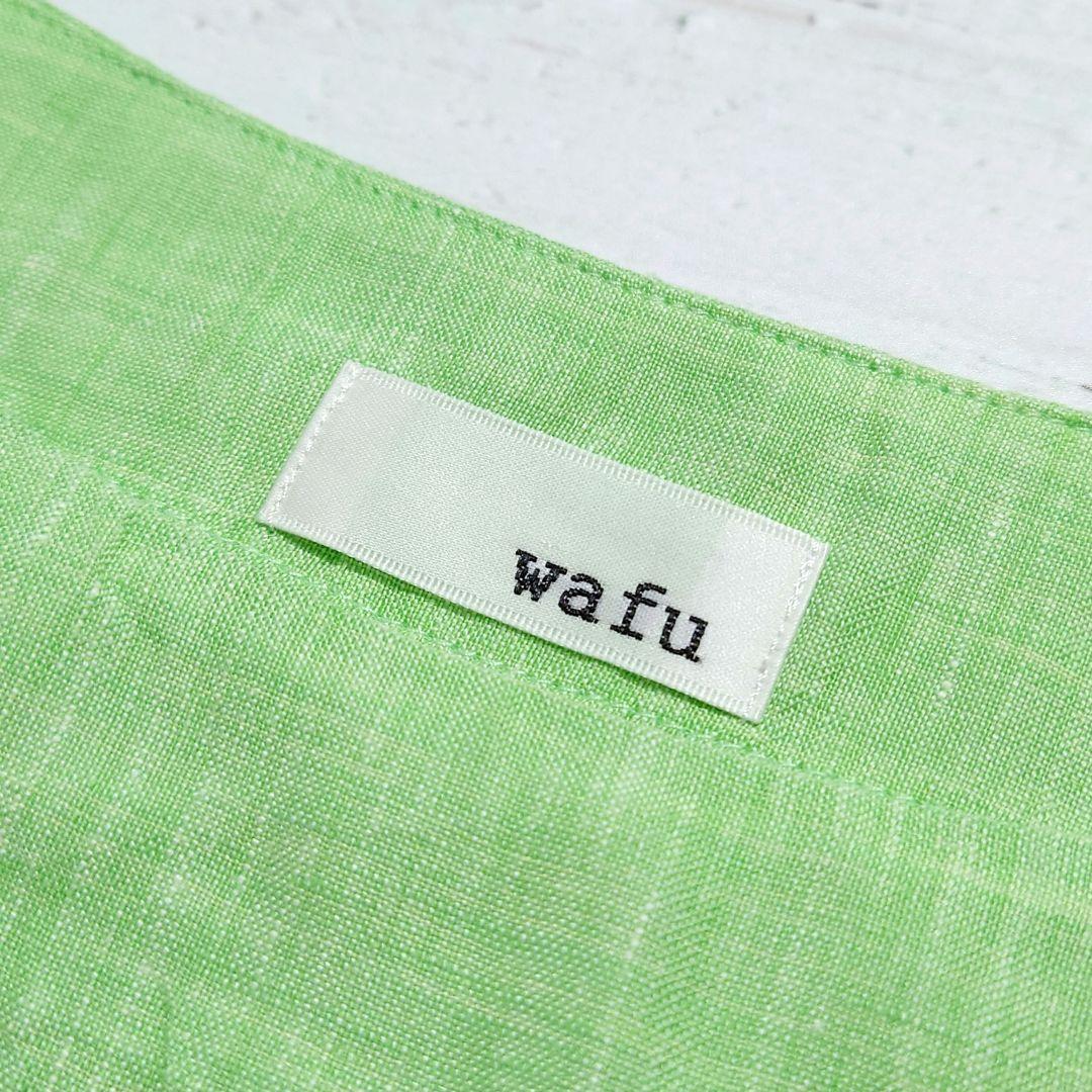 【のーねーむ☆】wafu リネン フリルスリーブ Aライン プルオーバー