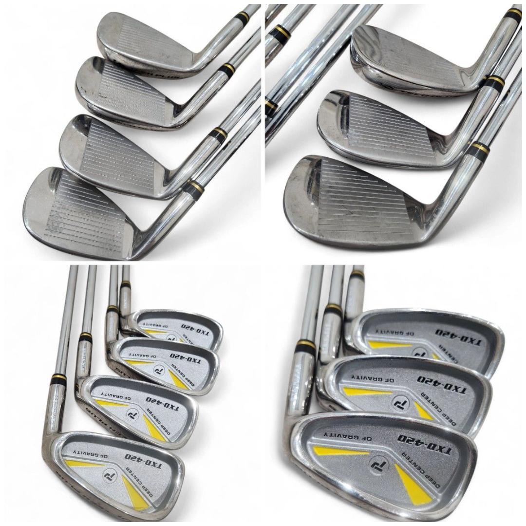 TECH PLUS TXD-420 ゴルフクラブ 11本 純正セット 初心者向け