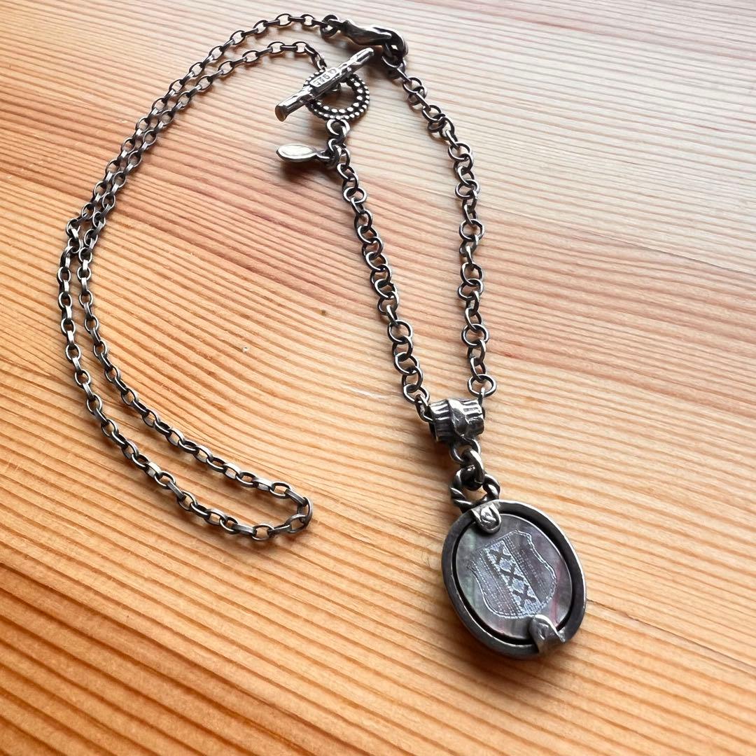 美品 GEM KINGDOM ネックレス シェル ハンドチェーン