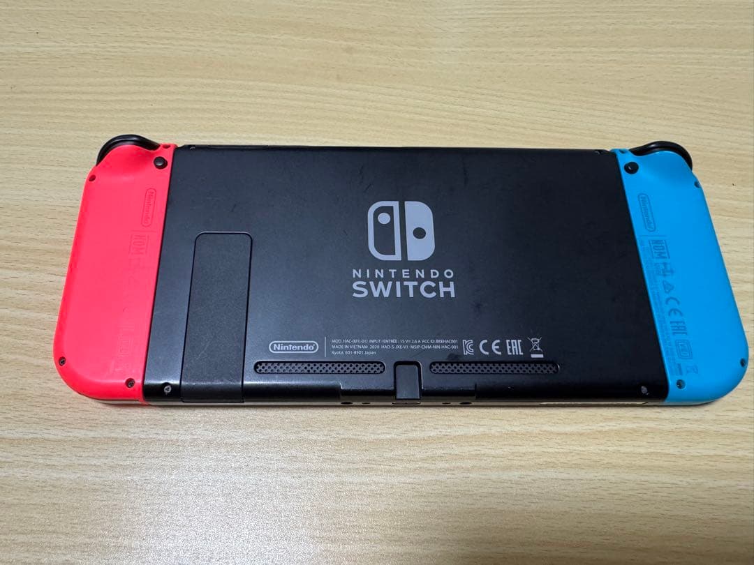 【動作品】Nintendo Switch 本体　ネオンブルーネオンレッド