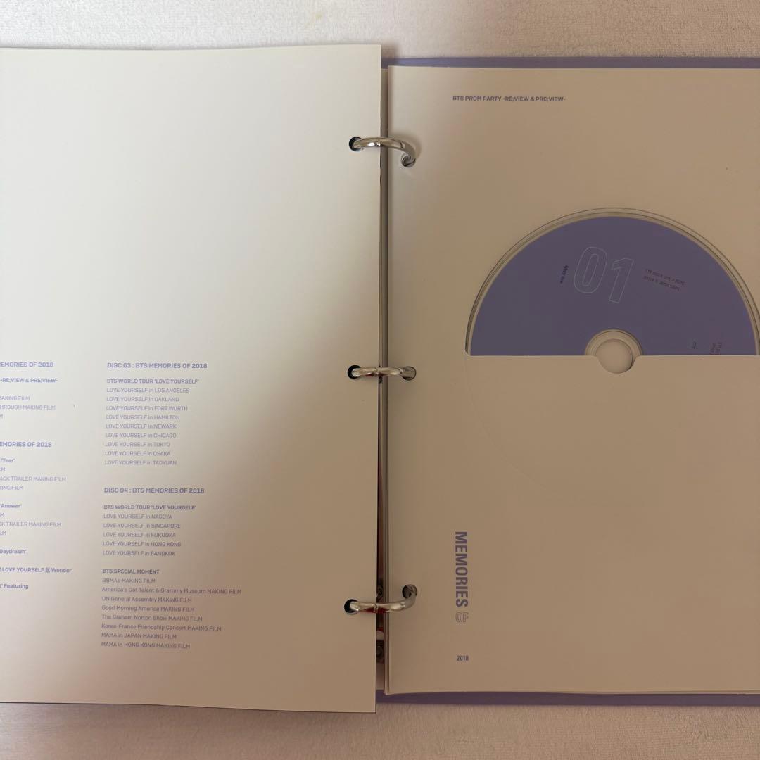 BTS Memories 2018 DVD版 日本語字幕 テヒョントレカ付き V