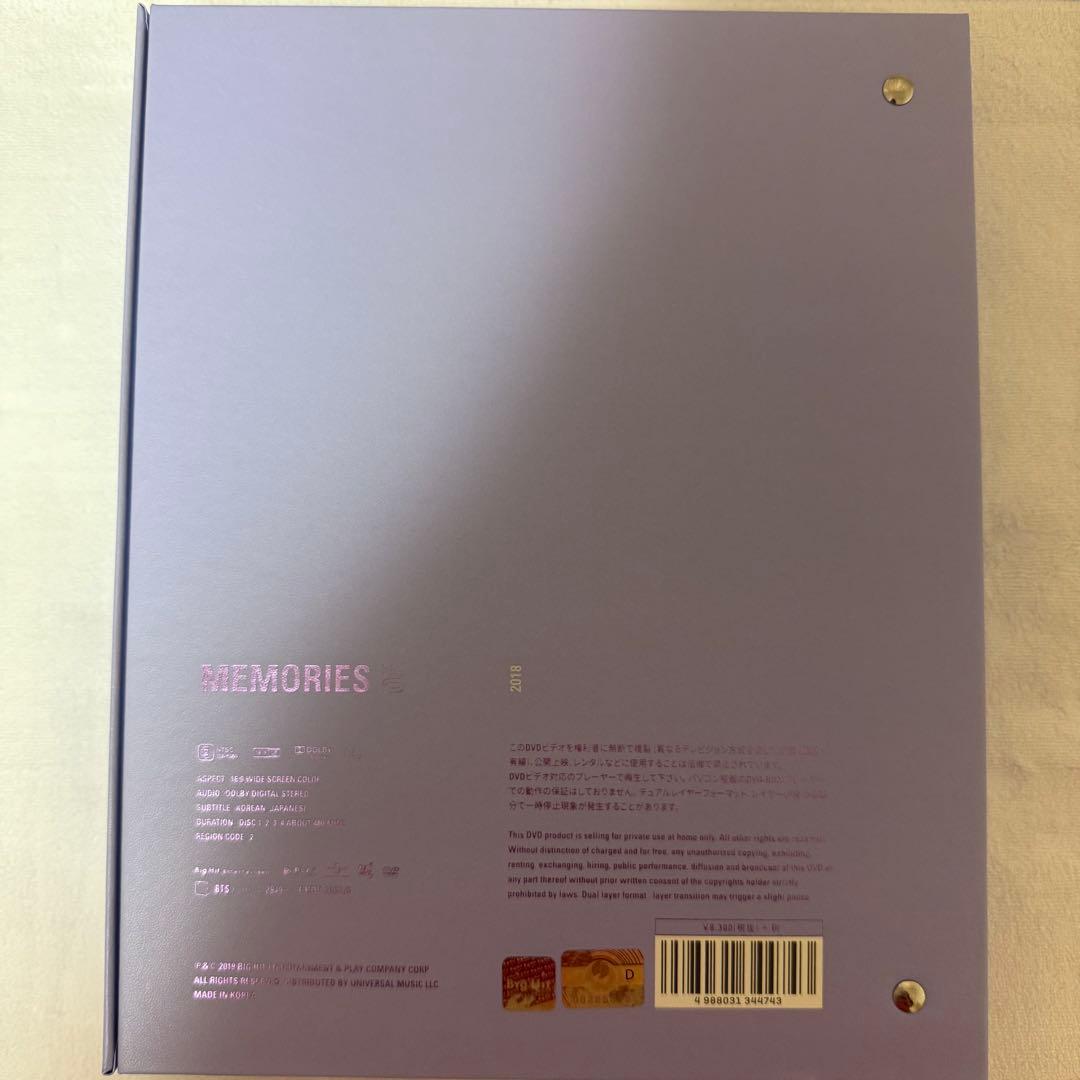 BTS Memories 2018 DVD版 日本語字幕 テヒョントレカ付き V