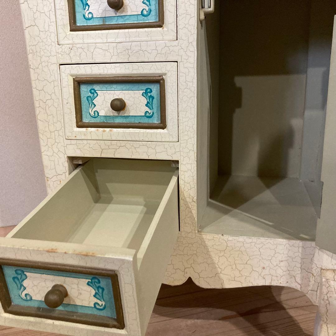 ロココ調 キャビネット 猫足 家具 収納 タンス インテリア おしゃれ かわいい