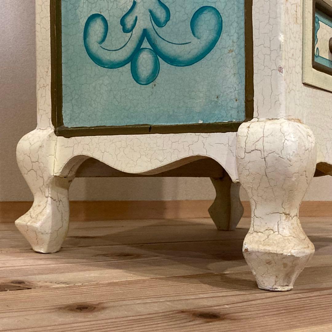 ロココ調 キャビネット 猫足 家具 収納 タンス インテリア おしゃれ かわいい