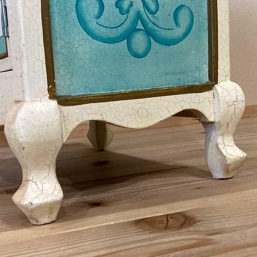 ロココ調 キャビネット 猫足 家具 収納 タンス インテリア おしゃれ かわいい