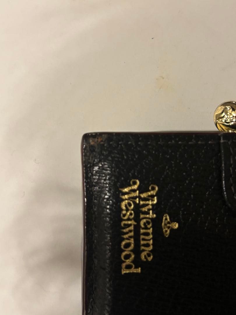 Vivienne Westwood ブラック二つ折り財布