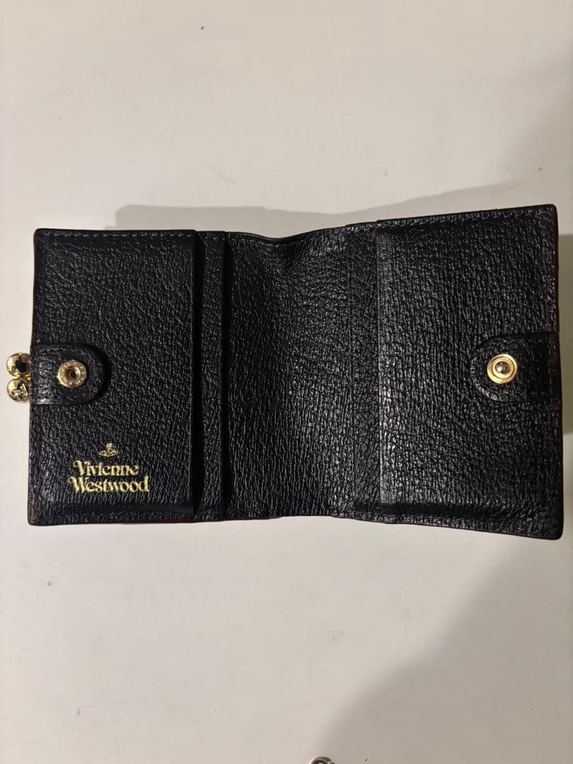 Vivienne Westwood ブラック二つ折り財布