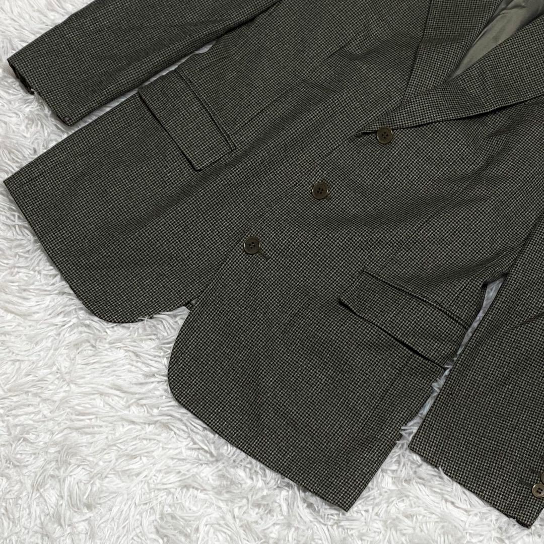 イヴサンローラン・スーツセットアップ・スリーピース・3ボタン・グリーン・M相当