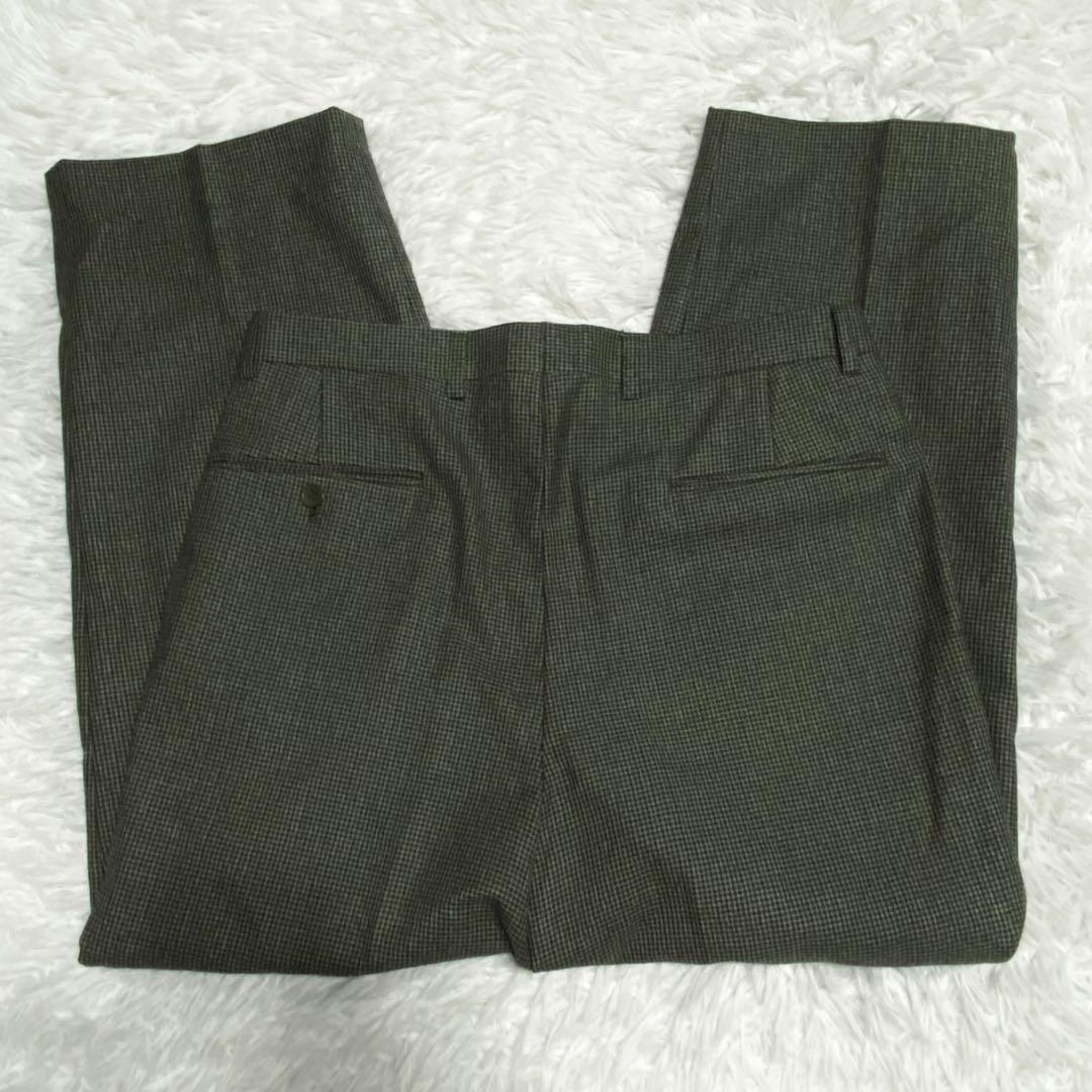 イヴサンローラン・スーツセットアップ・スリーピース・3ボタン・グリーン・M相当