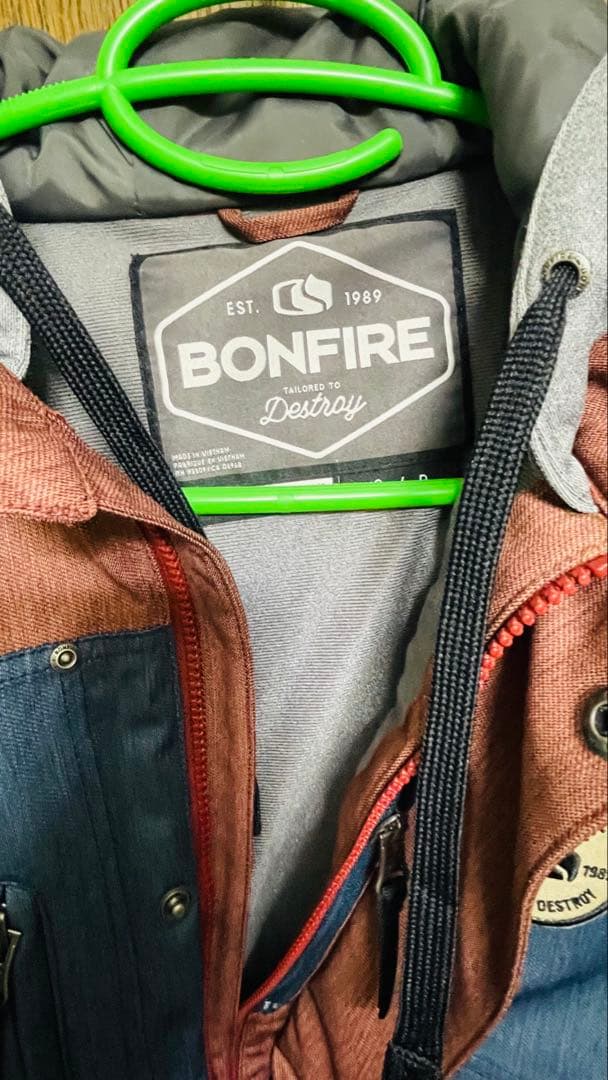 BONFIRE Destroy ジャケット 赤/青