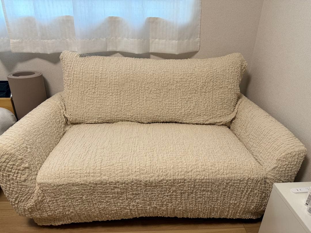 ニトリ ローソファにもなるコンパクトソファ(Nパック4BE) ベージュ