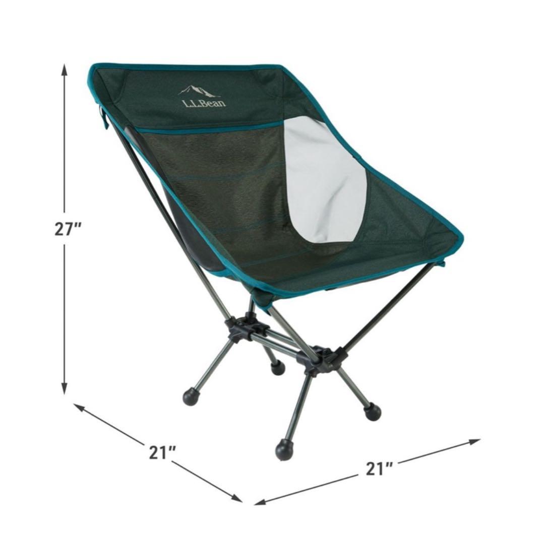 限定お値下【2脚新品未開封】L.L.Bean パックライトチェア 2脚セット袋付