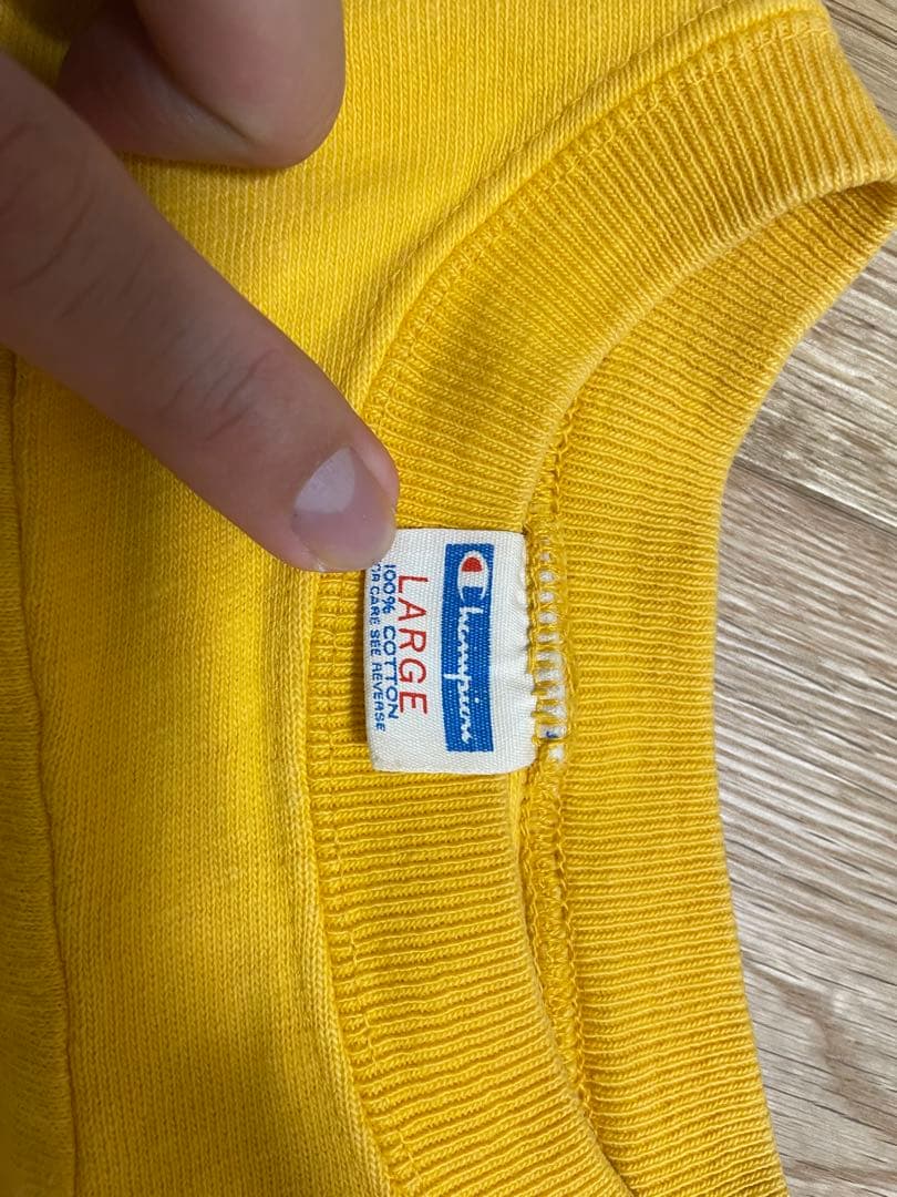 チャンピオン　70s バータグ　フットボールT