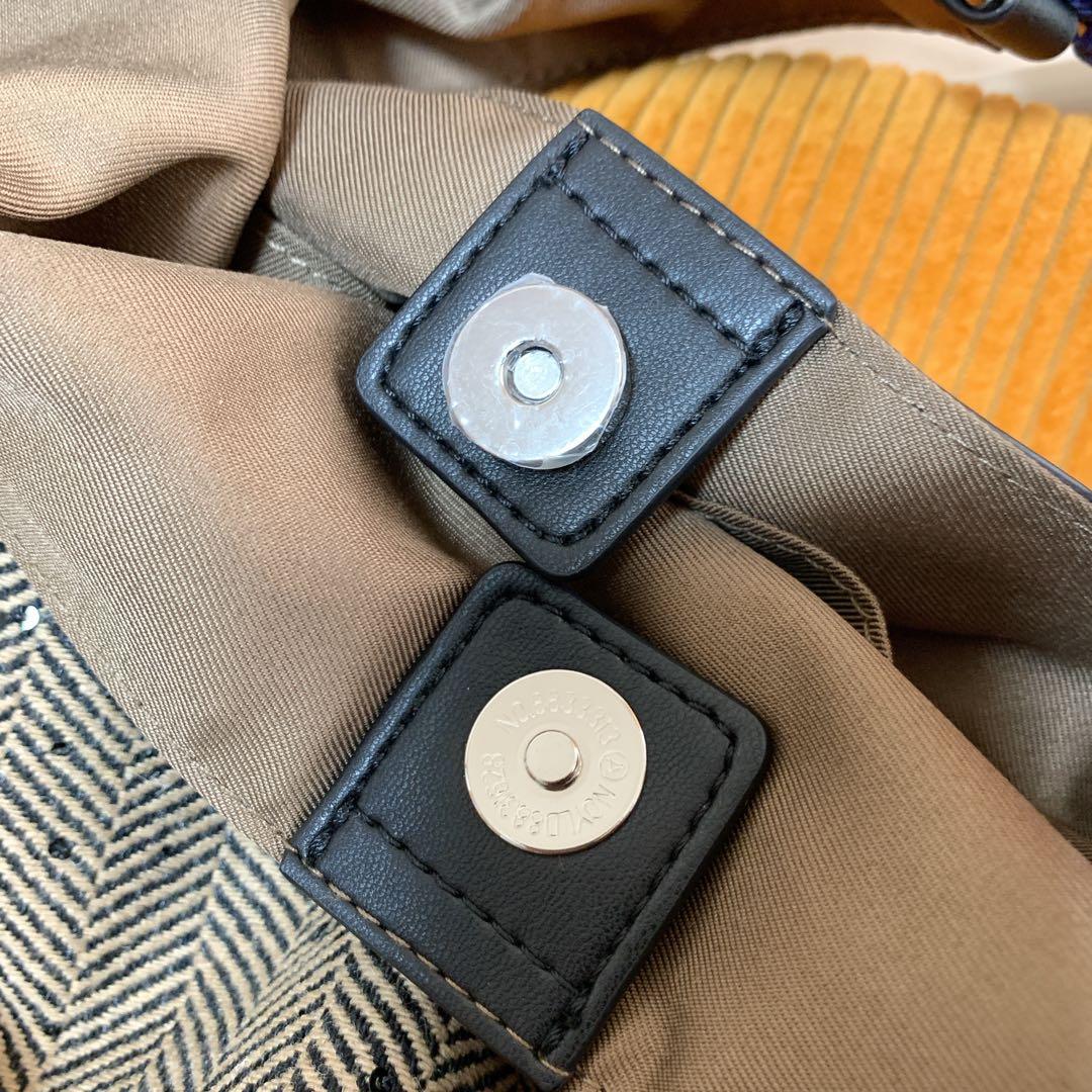 【146】 イアパピヨネ《A4サイズ対応》異素材/2フェイストートバッグ