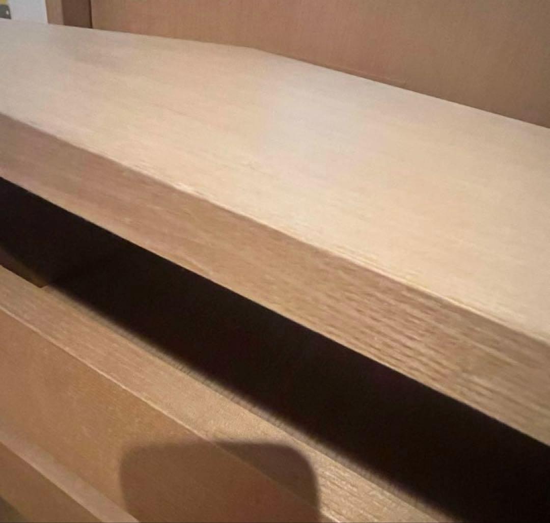 組み合わせて使える木製収納・ロータイプ 引出 2段 奥行４０ｃｍ