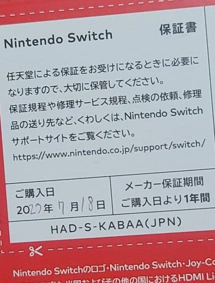 任天堂Switch本体セット