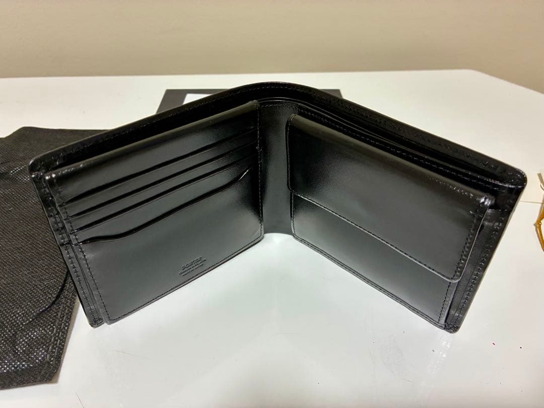 PORTER 二つ折り財布 ブラック　ポーターシーン　美品