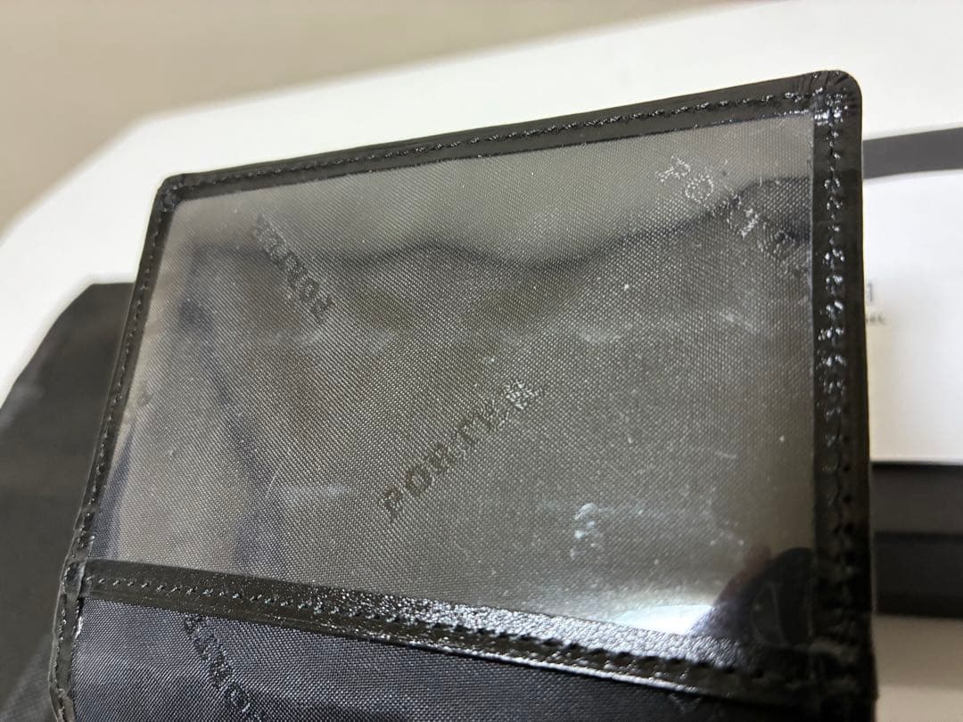 PORTER 二つ折り財布 ブラック　ポーターシーン　美品