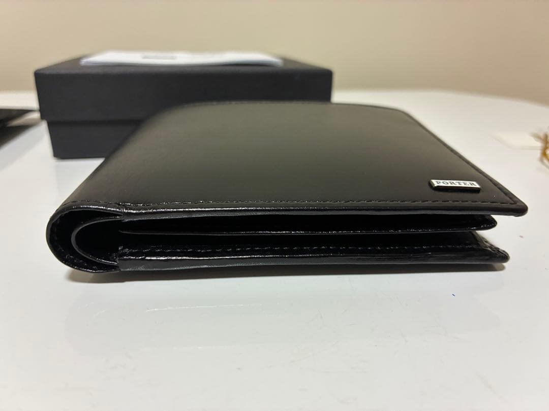 PORTER 二つ折り財布 ブラック　ポーターシーン　美品