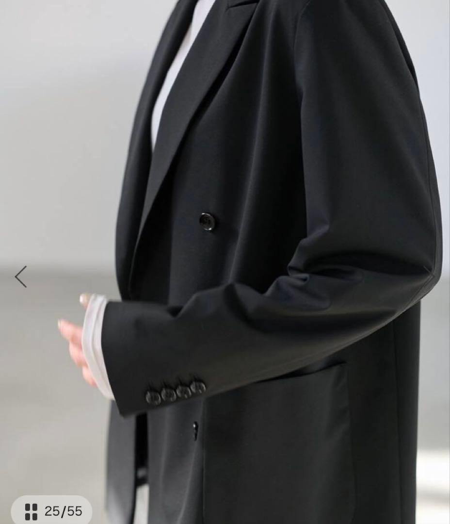 FRAMeWORK 2025フレームワーク　ダブルジャケット　黒　テーラード