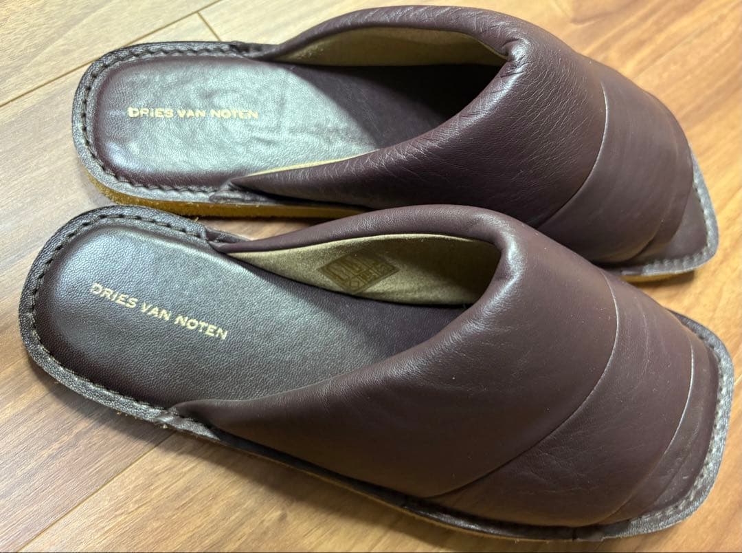 nombw　DRIES VAN NOTEN レザーサンダル　専用箱＆布袋付