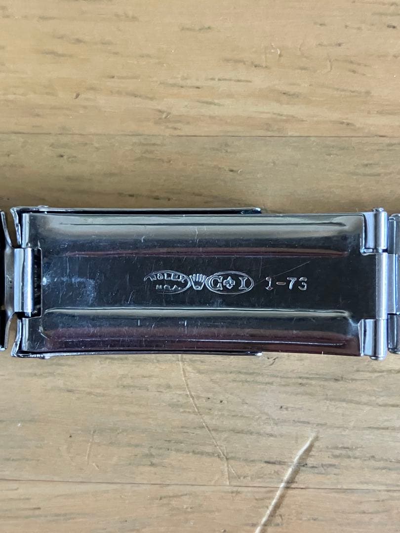 ロレックス純正 C&Iクロムウェル 20mm USA リベットブレス 73年1期