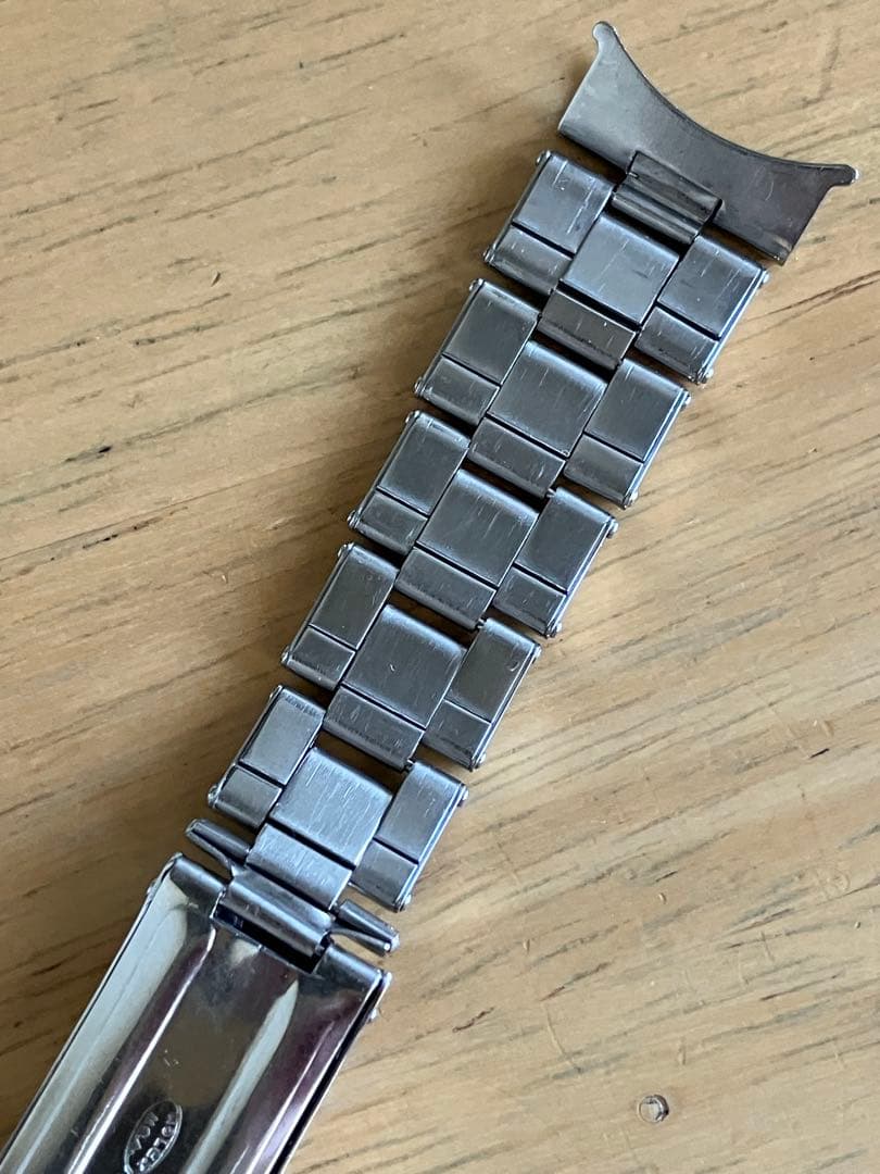 ロレックス純正 C&Iクロムウェル 20mm USA リベットブレス 73年1期