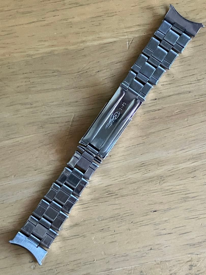 ロレックス純正 C&Iクロムウェル 20mm USA リベットブレス 73年1期
