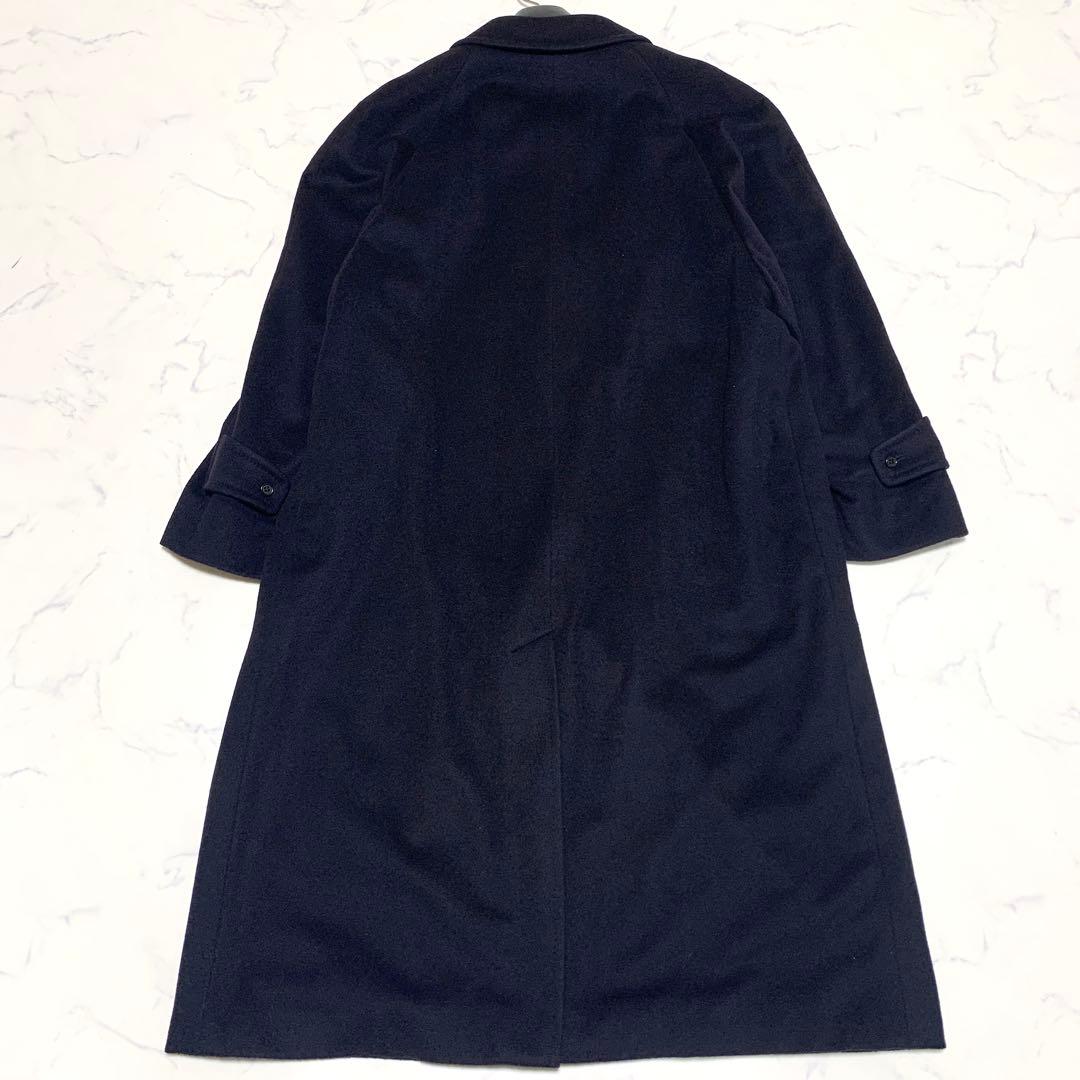 【美品　特大3L！カシミヤ100%】アクアスキュータム　チェスターコート　比翼