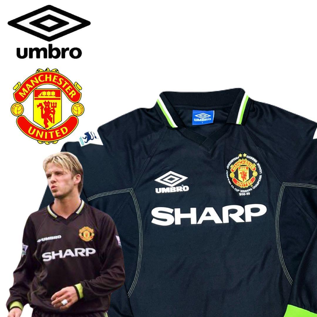マンチェスターユナイテッド　サードユニフォーム　長袖　マンU 98 ゲームシャツ