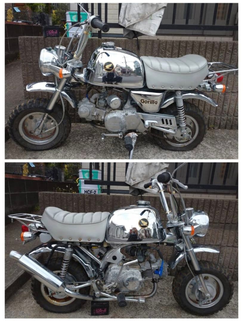 T*様 ■ホンダ　ゴリラ　メッキ限定車　純正フロントフォーク　モンキー