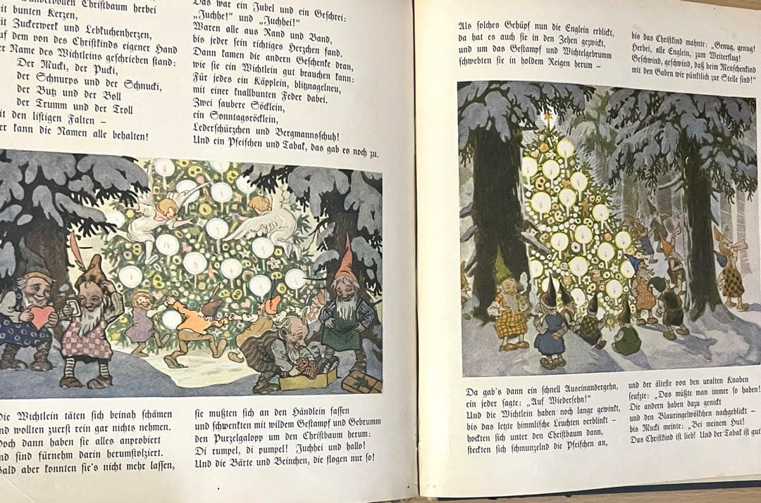 NO.400 希少 古書 アンティーク洋書 児童書 ドイツ絵本 クリスマス 天使