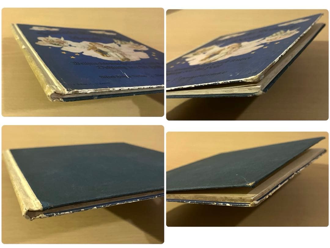 NO.400 希少 古書 アンティーク洋書 児童書 ドイツ絵本 クリスマス 天使