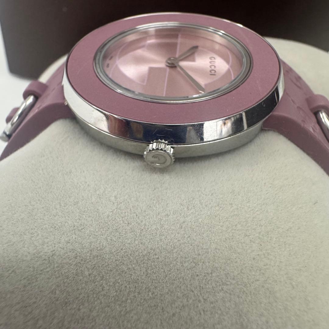 美品⭐️GUCCI インターロッキング 腕時計 ピンク