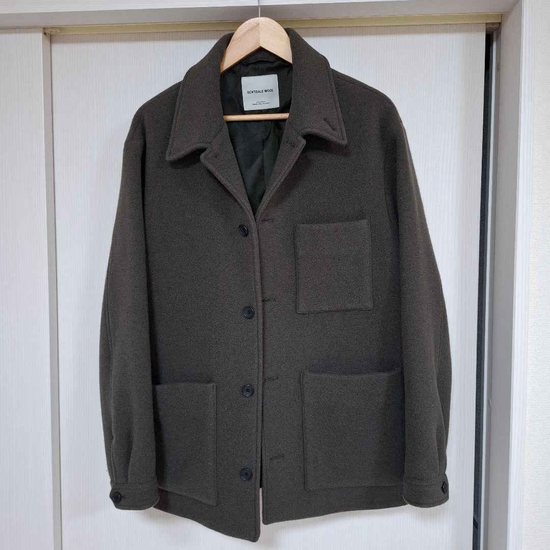SENTDALE WOOL オリーブ色 カバーオール