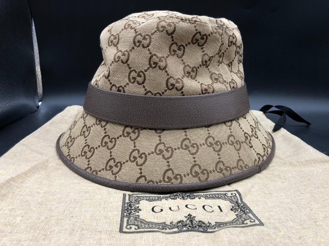 GUCCI グッチ GGキャンバス バケットハット A0000