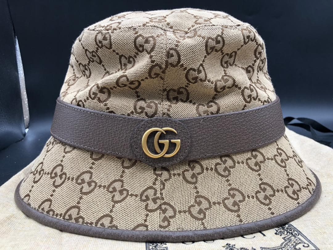 GUCCI グッチ GGキャンバス バケットハット A0000
