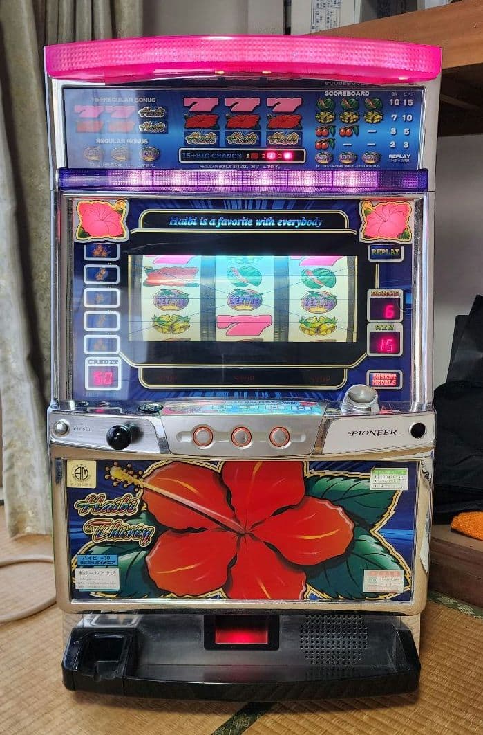 【ジャンク品】ハイビ-30　4号機　パイオニア　スロット実機