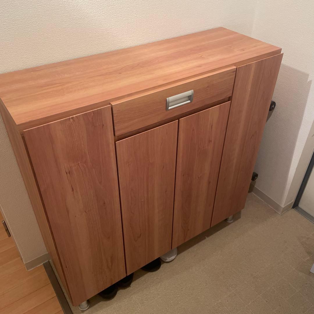 【rideon】靴箱、木製シューズラック、玄関収納