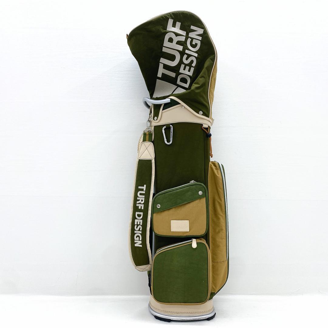 【美品‼】TURF DESIGN ターフデザイン キャディバッグ ゴルフバッグ
