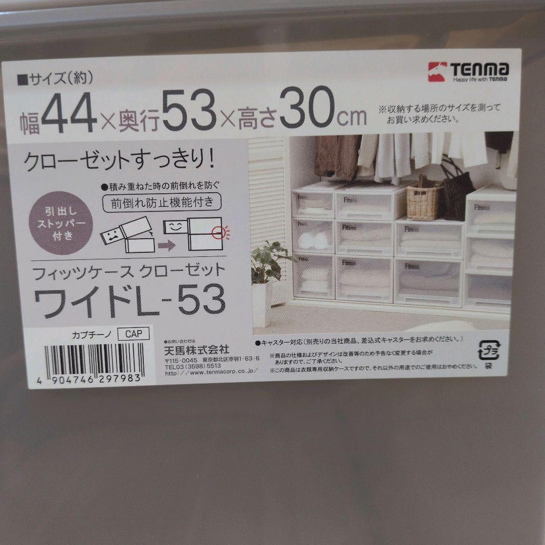 送料無料✨3個セット✨フィッツ Fits天馬 衣装ケース クローゼット L-53