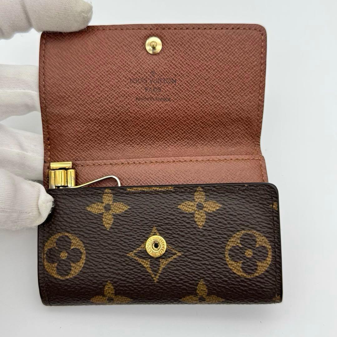 ルイヴィトン ミュルティクレ6 キーケース 6連 モノグラム ブラウン 茶 鍵