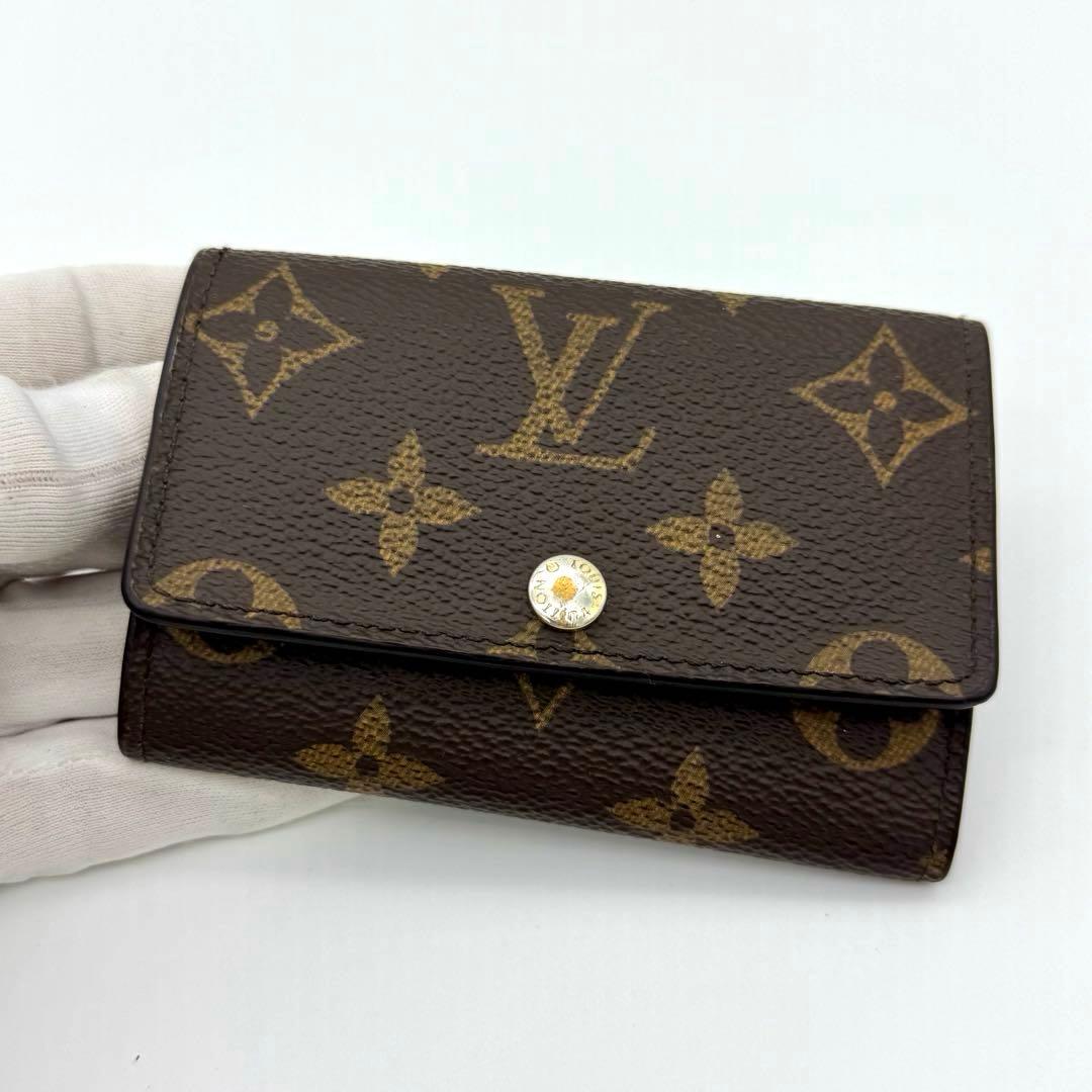 ルイヴィトン ミュルティクレ6 キーケース 6連 モノグラム ブラウン 茶 鍵