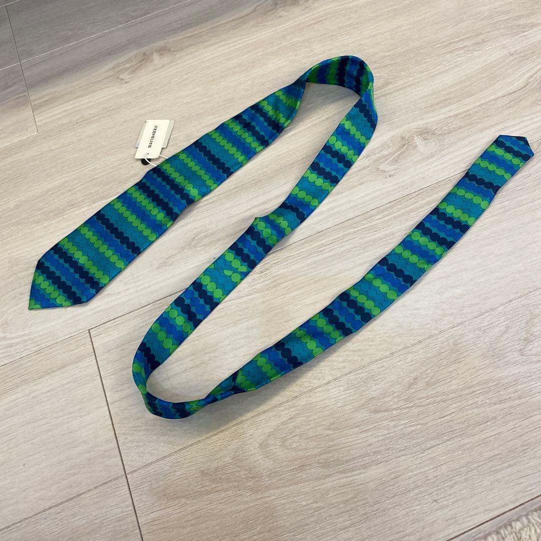 イタリア製 マリメッコ marimekko RASYMATTO ネクタイ