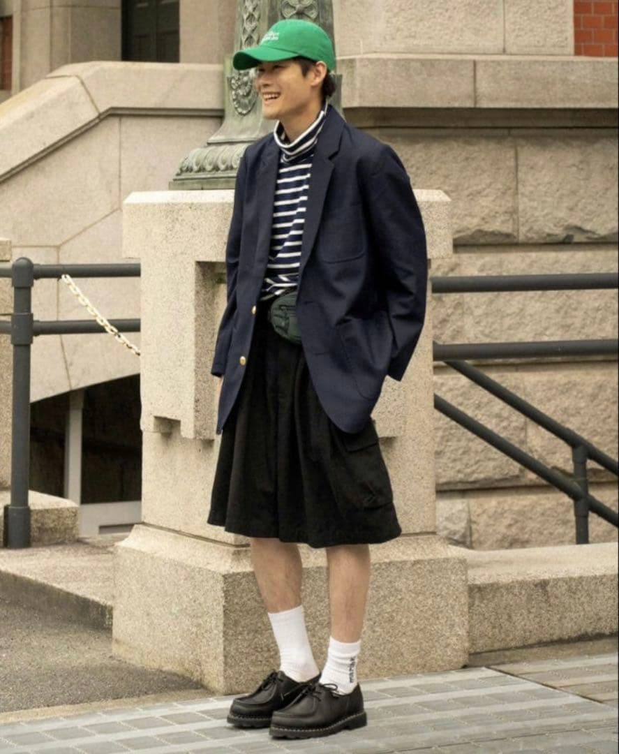 AKIO HASEGAWA NAUTICAノーティカ テーラードジャケット紺ブレ