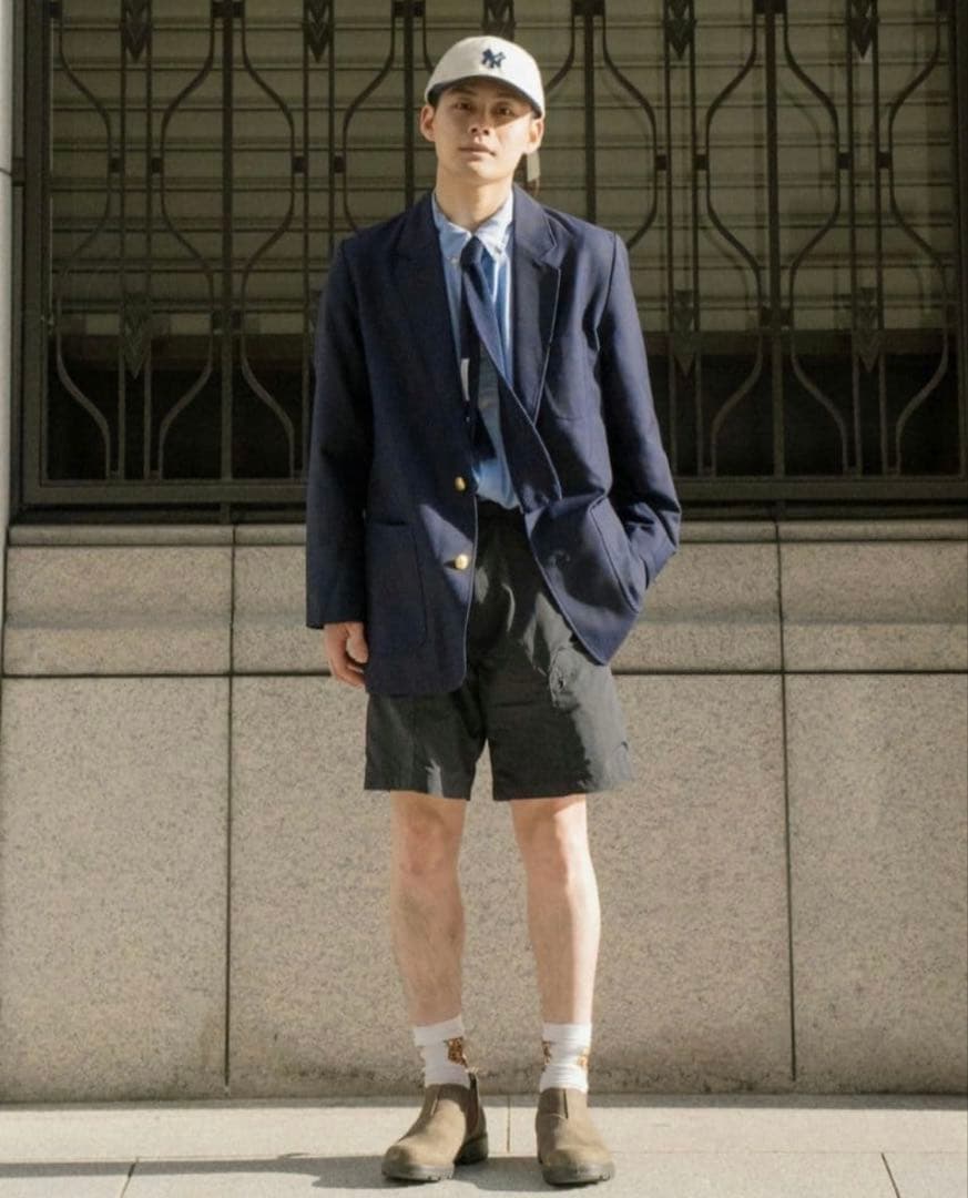 AKIO HASEGAWA NAUTICAノーティカ テーラードジャケット紺ブレ