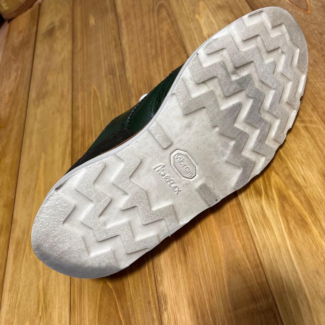 トリッカーズ　バートン　ダークグリーン ウィングチップシュー