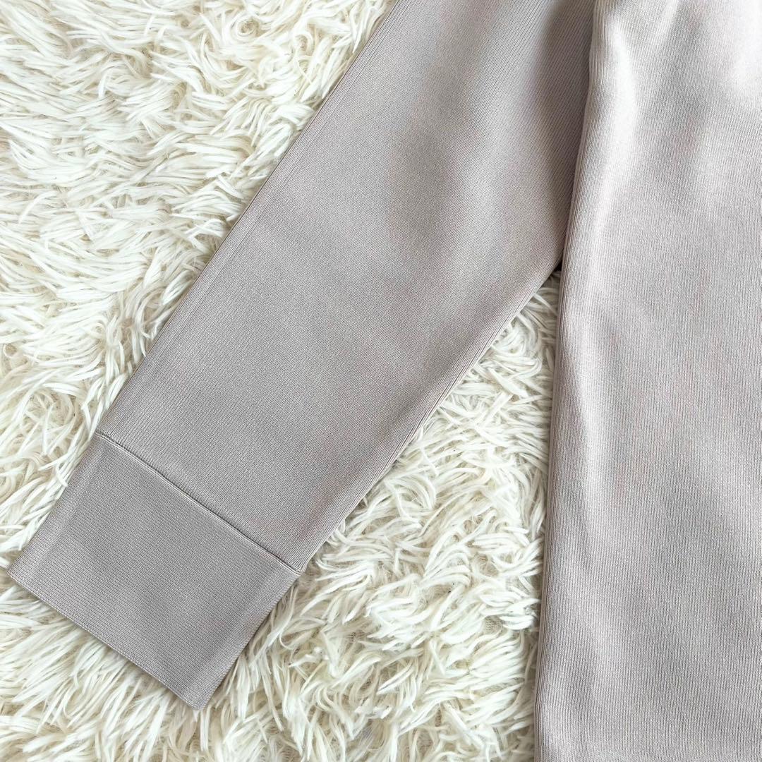 【新品タグ付】ソージュ　ロングニットジャケット　ライトグレー　ロング丈