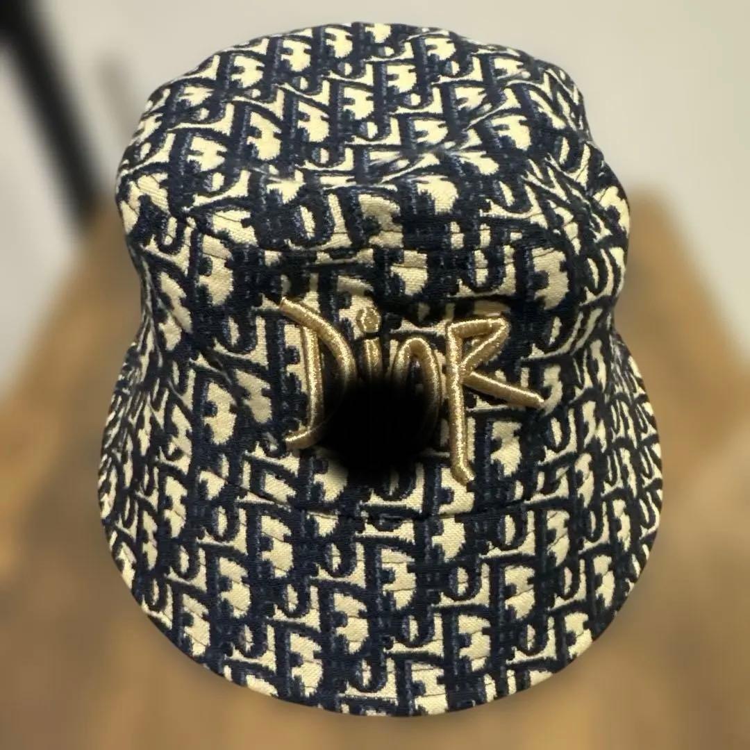 バケットハット ネイビー ノベルティ ハット 帽子