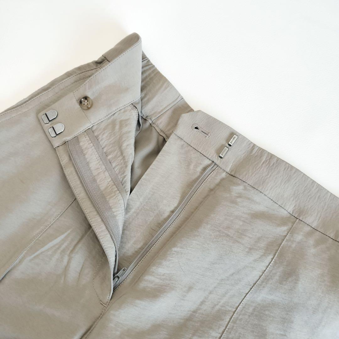 theoryluxe　セオリーリュクス　ウォッシャブル　美脚パンツ　カーキ